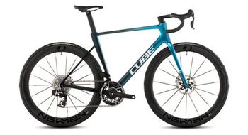 Cube litening air c 68x slx bicicleta carretera sram red axs 12s 700 mm cromo azul 2026