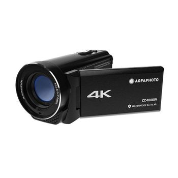 Videocámara AGFA CC4000W 24 MP 4K Ultra HD Zoom Digital 18x Pantalla Táctil 3