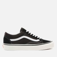 vans anaheim old skool 36 dx trainers - blacktrue white - uk 3