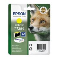 epson t1284 t128440 yellow standard capacity original ink cartridge fox