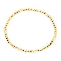pulsera para mujer de cuentas de plata 925 banadas en oro
