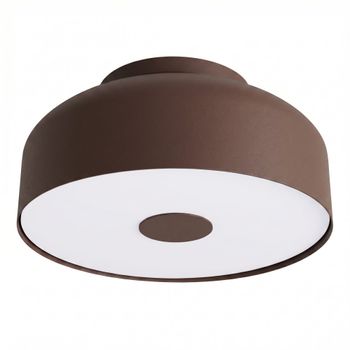 Plafone marrón acero/pvc alt. 15 cm