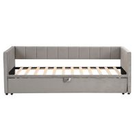 sofa cama reclinable 90180x200 cmmultifuncional de terciopelo gris hipoalergenico con somierdiseno espacio ahorroestructura resistente mdf fsccomoda respaldo acolchado y dos brazosfacil montaje