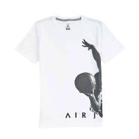 camiseta nike air jordan flying dreams white junior