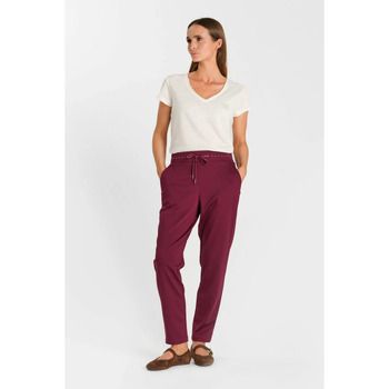 Le Temps des Cerises Pantalones Pantalón recto CUERVO para mujer