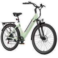 bicicleta electrica urbana bekup v28 28 522 wh autonomia de 75 km color verde
