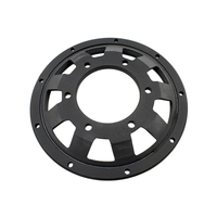 abm disco de freno de repuesto brida contorno offset 265mm negro