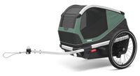 remolque para bicicletas thule bexey m  mediano  para animales  color verde difuminado