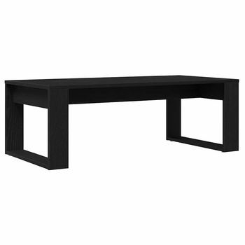 Mesa De Café - Mesa De Centro - Mesa Baja Roble Negro 102 X 50 X 35 Cm Madera De Ingeniería