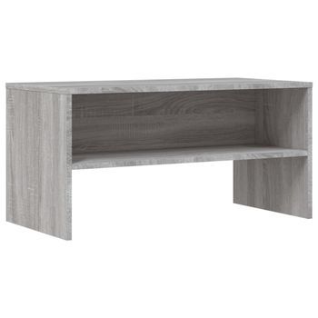 Mueble De Tv | Mueble De Salón | Gabinete De Tv Madera De Ingeniería Gris Sonoma 80x40x40 Cm