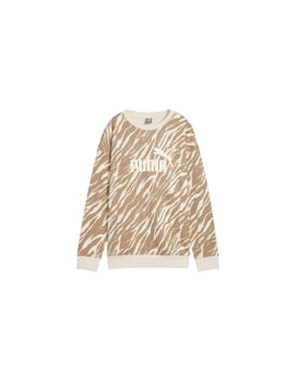 Sudadera Casual Puma Essentials+ Animal Aop Crew Fl Mujer