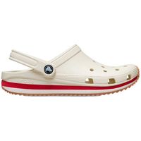 crocs zuecos sandales crocband retro runner blanc para mujer