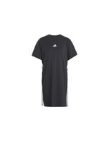 vestido adidas 3 bandas dre mujer negroblanco