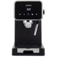 cafetera espresso livoo dod218n 15 l 20 bares con control tactil y vaporizador