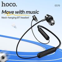 hoco es70 auriculares inalambricos con banda para el cuello auriculares bluetooth 53 deporte correr musica suave auriculares amigables con la piel con microfono