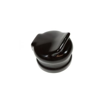 Black PVC Cover for Caravan & Trailer Electrical Socket