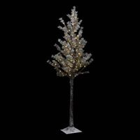 arbol de luz natural de interior h180cm 160 led  transformador