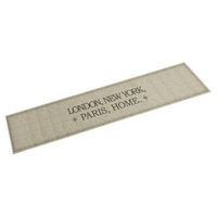 alfombra de cocina lavable terciopelo capital home 60x300 cm vidaxl
