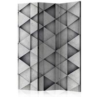 biombo - grey triangles 135x172 cm