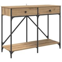 mesa consola roble artisan 100 x 39 x 785 cm vidaxl