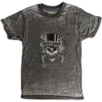 guns n roses tops y camisetas faded skull para mujer