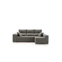 sofa chaiselongue con gran puff esmeralda marengo derecha