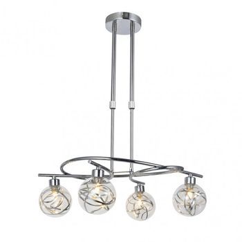 Fabrilamp Lampara Varanasi 4xg9 Cromo Regx50x32 Cm