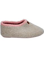 zapatillas de casa nortenas 29-139 en beige y rosa 41