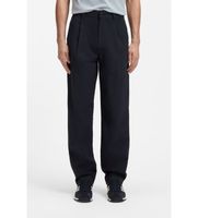 boss para hombre 50567107 pantalon en popelin de algodon elastico marino 3034 casual