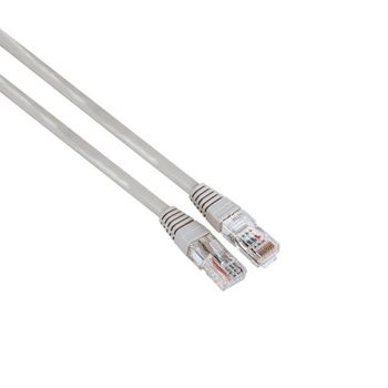 Cable de red Hama Cat5e U/UTP 10 m Gris RJ-45 a RJ-45