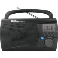 radio portatil eltra kinga 2 fmlw analogica con reloj y salida auriculares