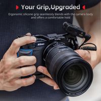 jaula para camara smallrig zr para nikon zr con abrazadera para cable mango de silicona placa de liberacion rapida arca-swiss integrada para dji gimbals 5467