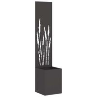 pantalla de privacidad para jardin negro 32 x 32 x 150 cm vidaxl