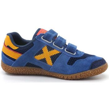 Munich Deportivas Moda Mini Goal Vco 1543 Sneaker Strappi Blue Yellow 8128543 para niña