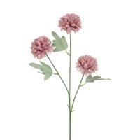 tallo de crisantemo artificial rosa viejo h63