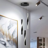 lampara colgante led twist 3x10w