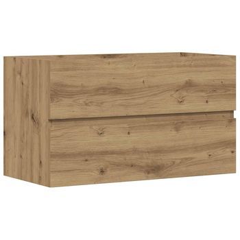 Mueble De Almacenaje | Mueble De Lavabo Madera Ingeniería Roble Artisian 90x38,5x45 Cm