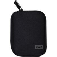 wd my passport portable hard drive carry case - black black