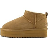 colors of california descansos platform sheepskin suede boot para mujer