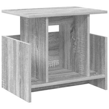 Soporte De Tv 50 X 35 X 45 Cm Gris Sonoma Madera De Ingeniería Vidaxl