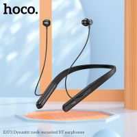hoco es73 auriculares inalambricos bluetooth 54 con banda para el cuello altavoz de 14mm audio estereo hifi auriculares estereo deportivos soporte para telefono inteligente