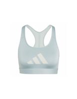 sujetador deportivo adidas powereact big logo bra mujer azul