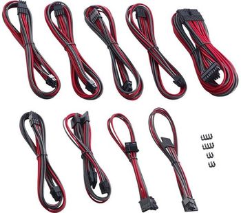 CABLEMOD PRO ModMesh RT-Series ASUS ROG/Seasonic Cable Kit - Carbon Grey & Red, Grey