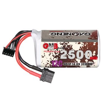 Batería Gaoneng GNB 14.8V 2500mAh 12C 4S Li-ion con conector XT30/XT60 para drone RC