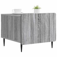 mesa de cafe - mesa de centro - mesa baja gris sonoma 49 x 50 x 42 cm madera de ingenieria