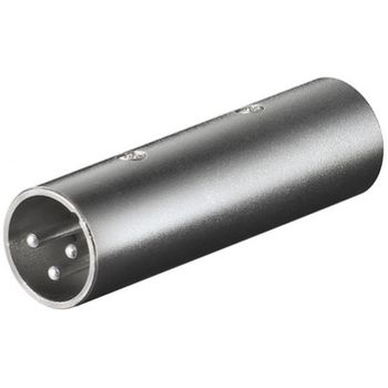 Goobay Adaptador XLR Macho/Macho Gris