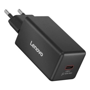 Cargador Lenovo 65W USB-C GaN Compacto Negro