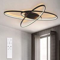 lampara de techo led para sala de estar con regulador remoto lampara de techo de pasillo moderna zmh