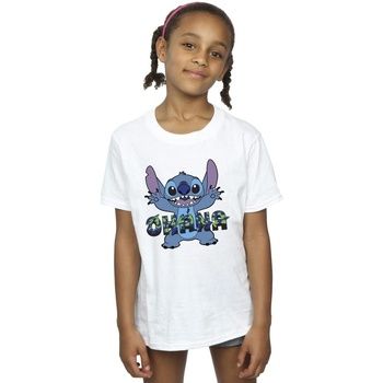 Disney Camiseta Ohana para niña