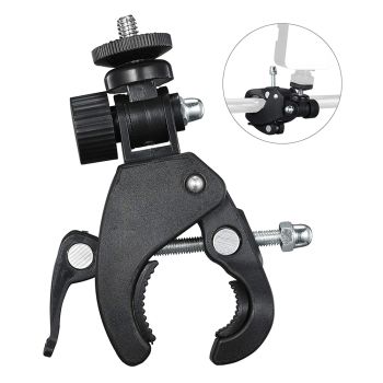 Super Clamp Bike Clip para bicicleta, montaje de cámara, manillar de motocicleta, adaptador de trípode, pieza de cámara de acción para Gopro Hero 12